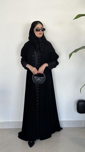 عباية تطريز امامي