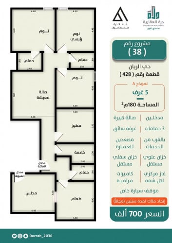 شقة رقم 2 - أ الدور الاول