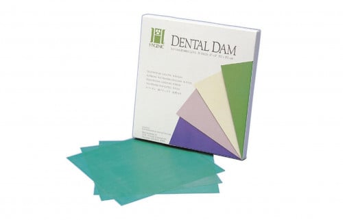 Rubber Dam 6X6 Inch Med Pk/36Pcs