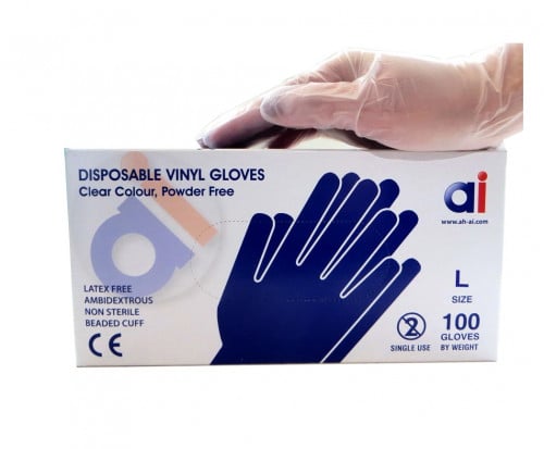 Vinyl Examination Glove Large, BX/100