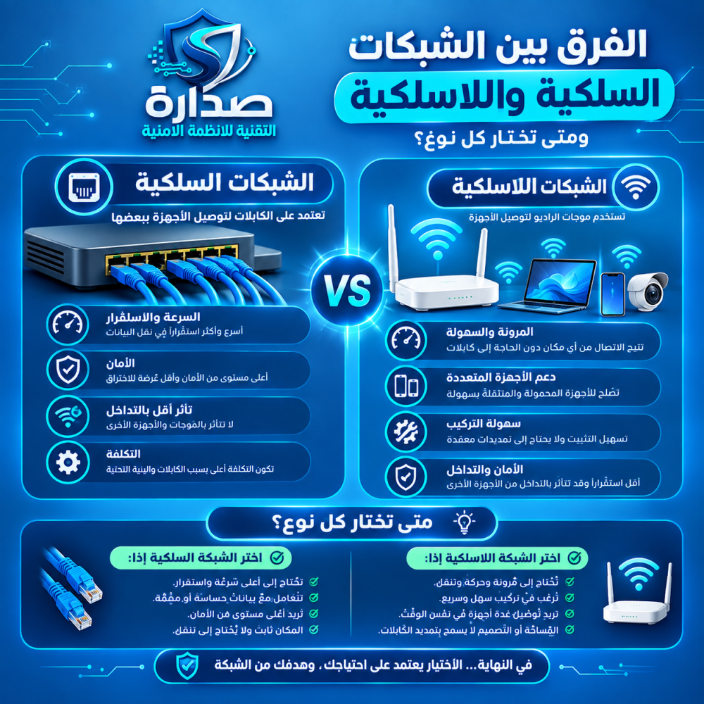الشبكات السلكية واللاسلكية