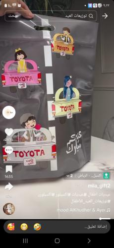 كيس كبير ونيت العيد ( فارغ)