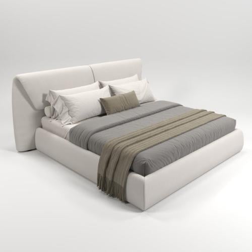 سرير سلوب - ابيض