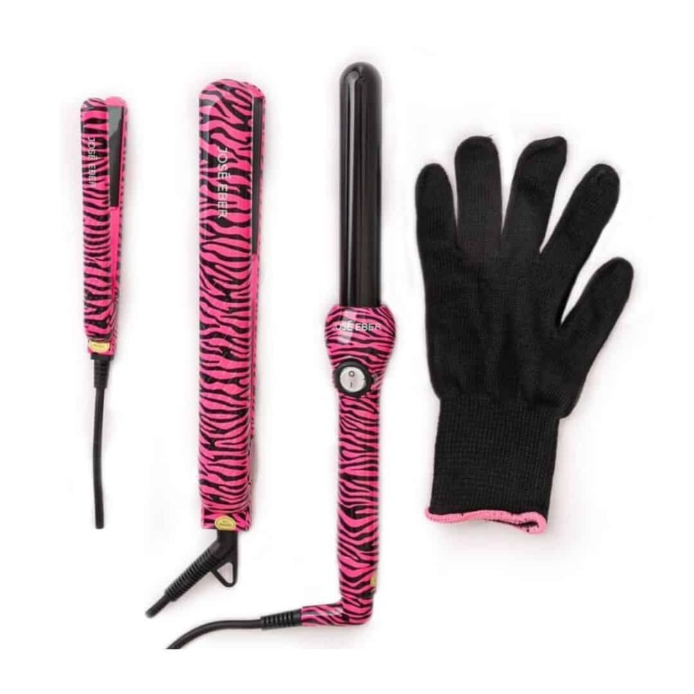 Jose Eber Hair Styling Set 25mm Pink Zebra WAW Store a Distinctive Shopping Destination for Carefully Selected