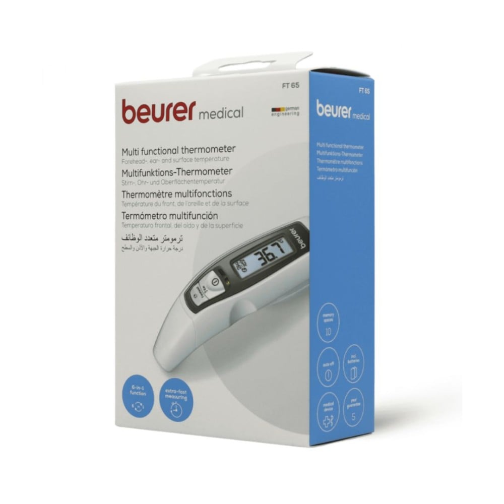 Blood Pressure Monitor From Beurer ,BM26 With Thermometer, FT 65