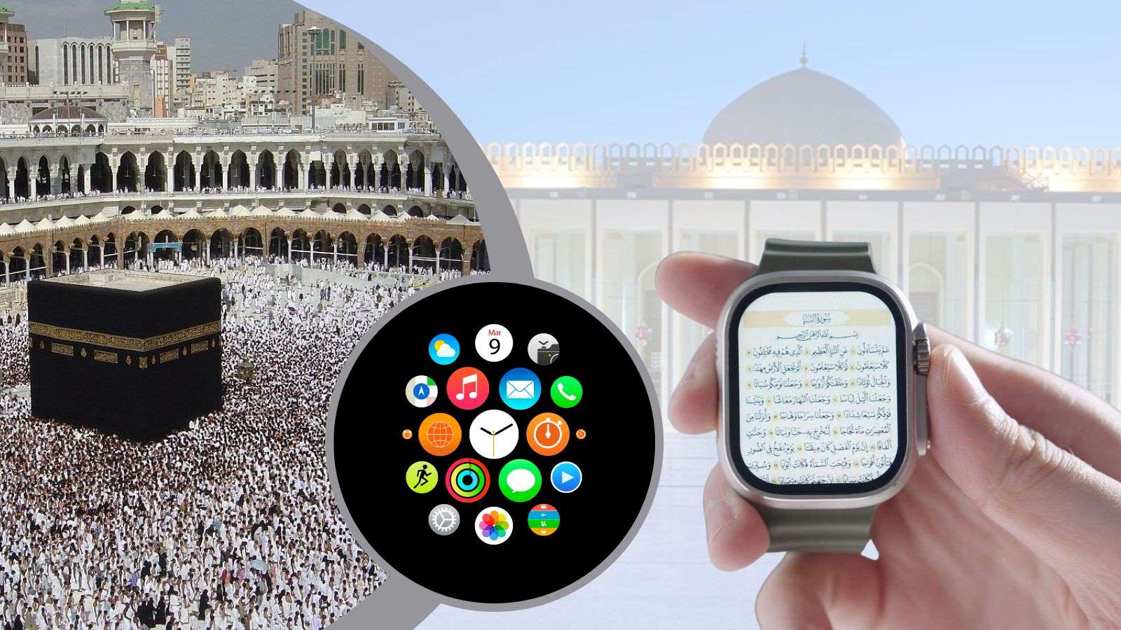 Skmei 1981 Watch for Prayer with Qibla Compass Adhan Alarm Hijri Islamic  Wrist reloj hombre Back Light Muslim Azan Men Watches - AliExpress