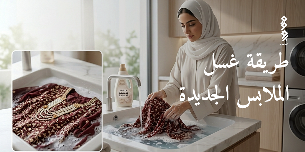 طريقة غسل الملابس الجديدة