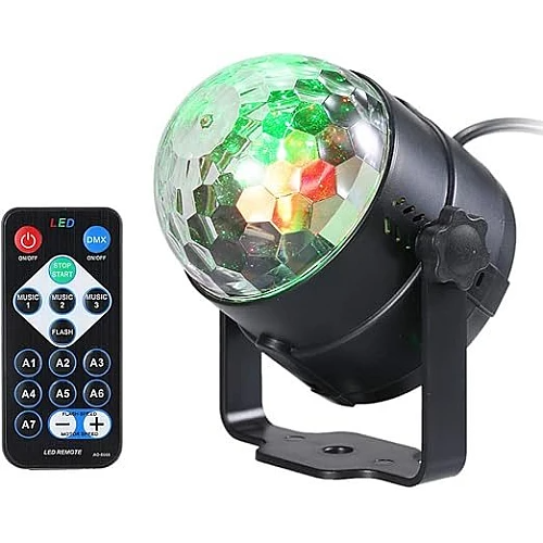 مصباح كرة ديسكو RGB ملون ، مصابيح متحرك مصابيح الم...