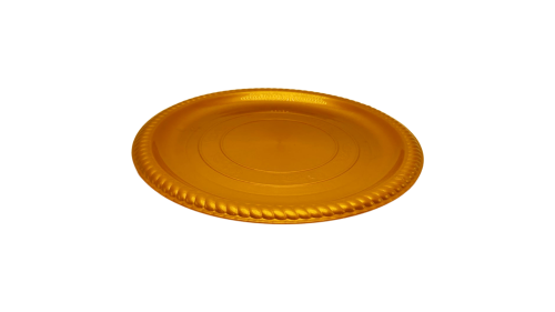 صحن مدور أفق ذهبي 130 حبة P-24G