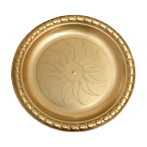 صحن أفق مدور ذهبي 230 حبة P-18G