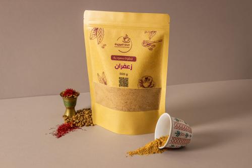 قهوة سعودية بالزعفران – 500 جم
