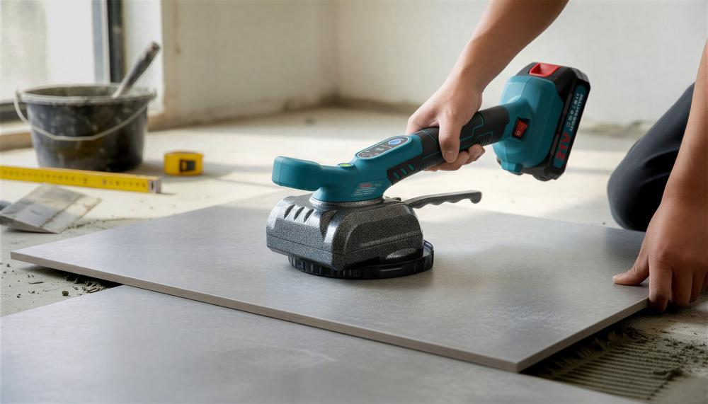 هزاز بلاط بطارية 21 فولت لتركيب بلاط أسهل