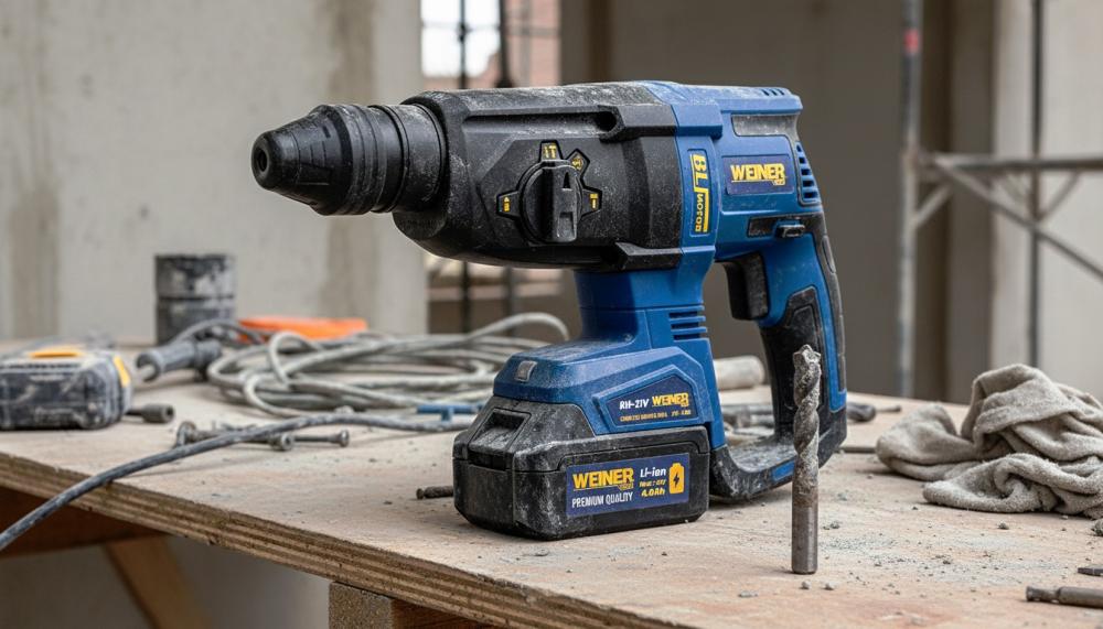 21V Cordless Rotary Hammer Drill 26mm Weiner