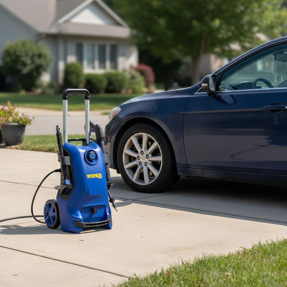 ماكينة غسيل سيارات 2200 واط بضغط 160 بار — القوة والحجم الاحترافي