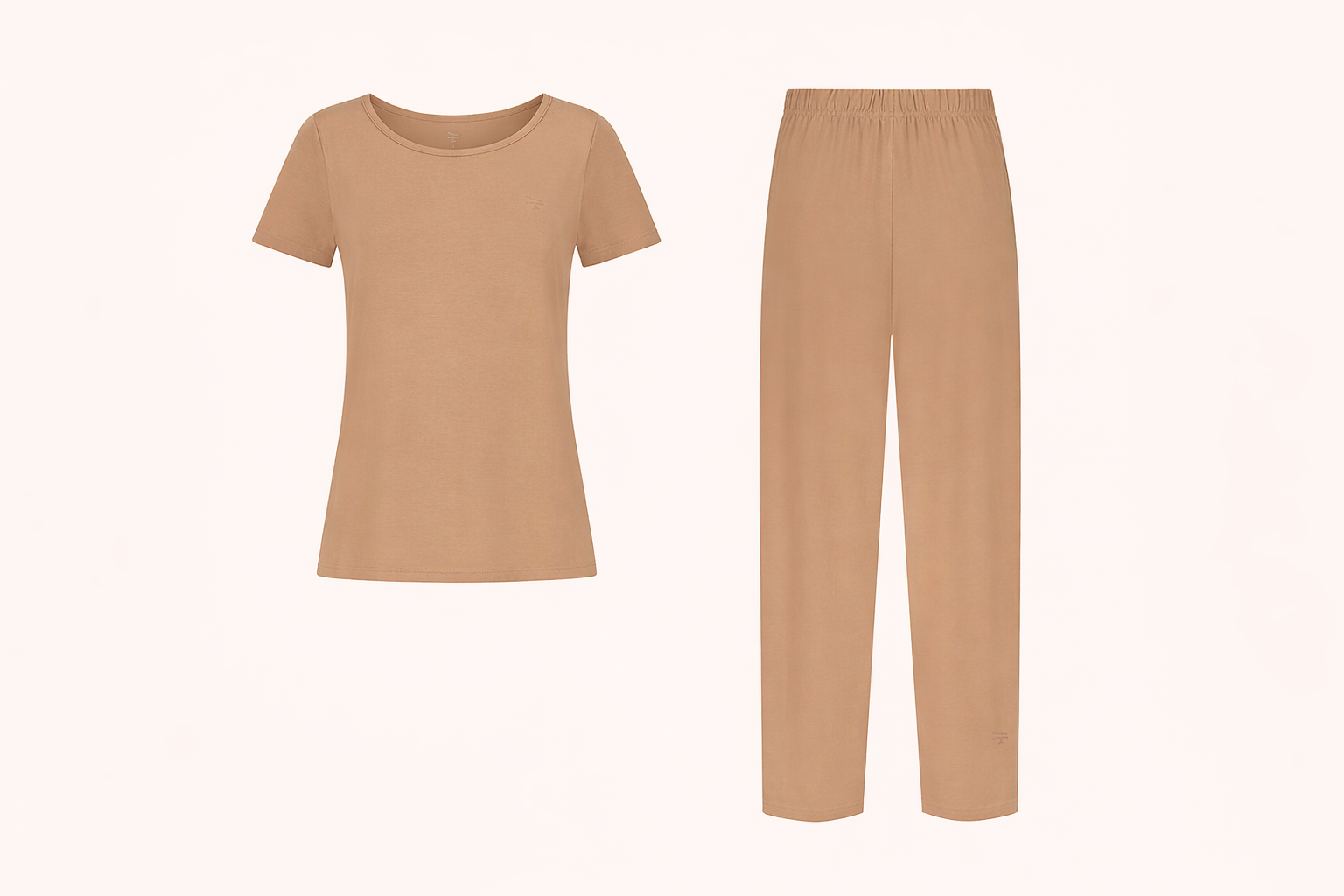 Women's T-Shirt & Pants Set -  طقم تي شيرت & بنطلون نسائي