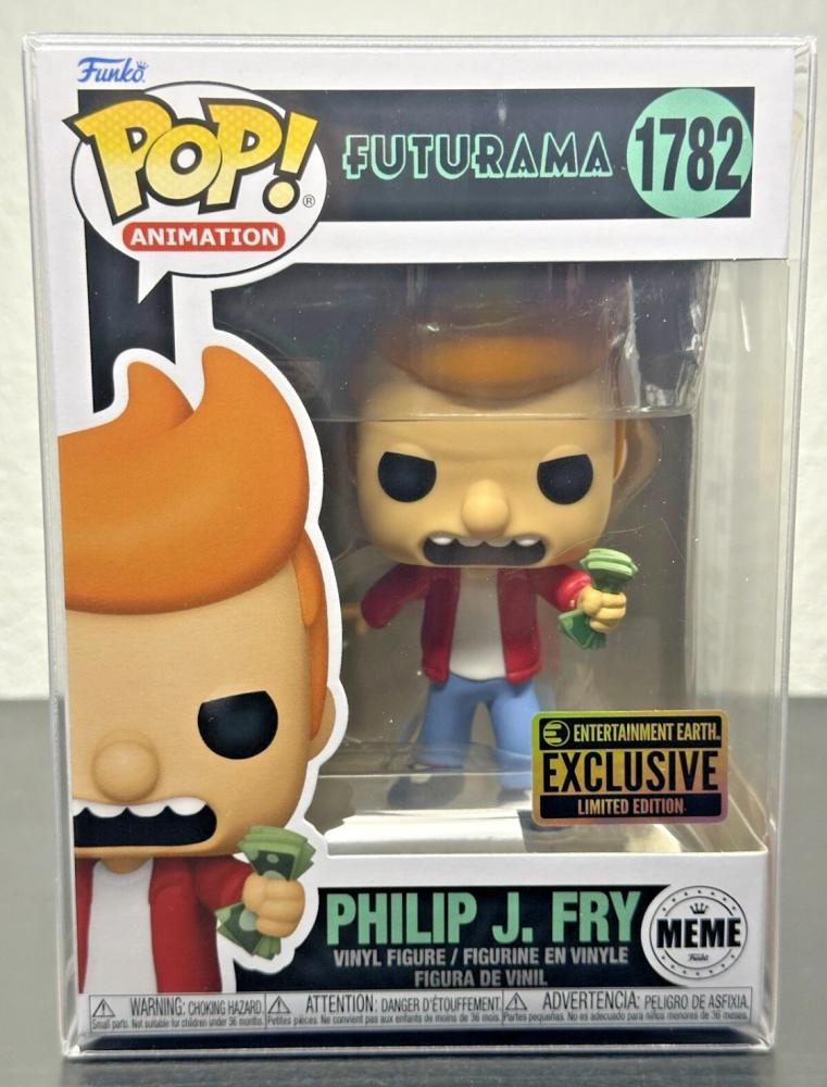 Funko Futurama Philip J. Fry 1782 MEME Exclusive فونكو فيوتشراما فيليب مييم اخرس و خذ فلوسي