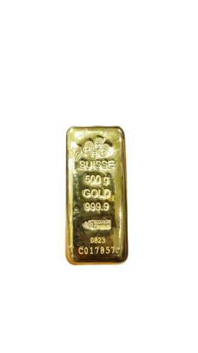 سبيكه ذهب وزن 500 جرام ، عيار 24