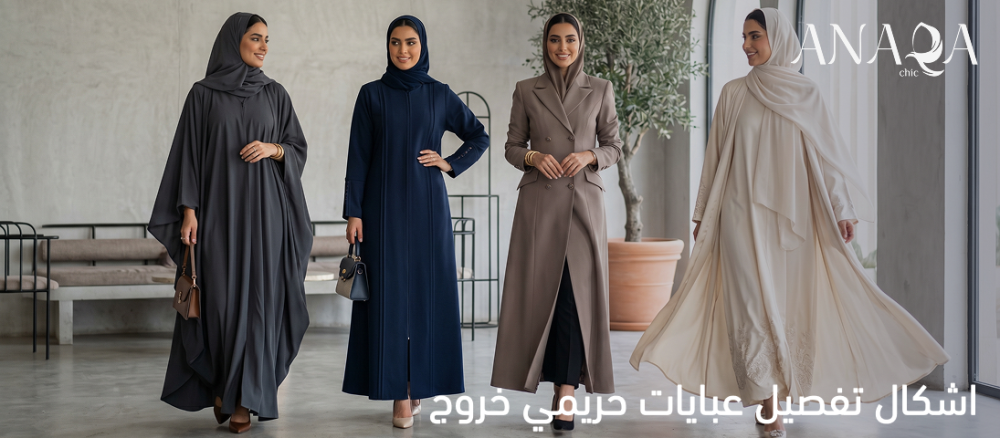 تفصيل عبايات حريمي خروج