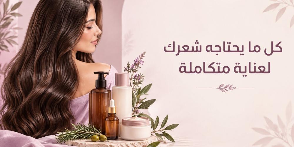 كل ما يحتاجه شعرك لعناية متكاملة