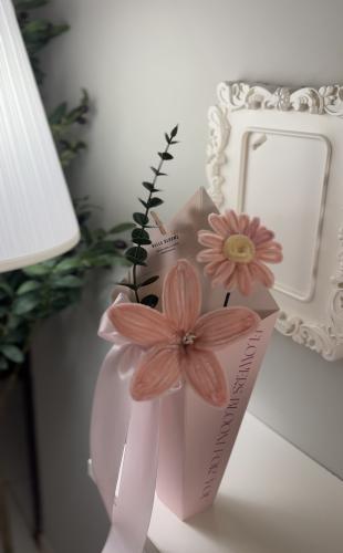 بوكيه belle blooms وردي