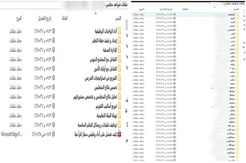 مجلدات لنسخها بعدد المعلمين او المعلمات وتوثيق الش...