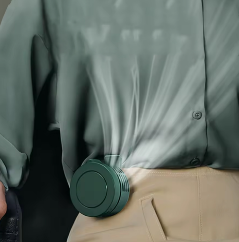 مروحة الملابس لتبريد الجسم