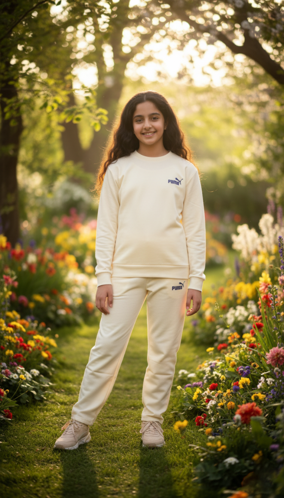 طقم ربيعي سكري ولادي وبناتي من pu