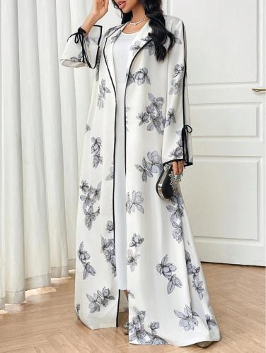 عباية نسائية بطباعة زهور