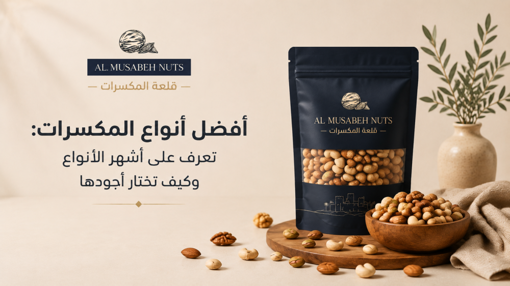 أفضل أنواع المكسرات: تعرف على أشهر الأنواع وكيف تختار أجودها