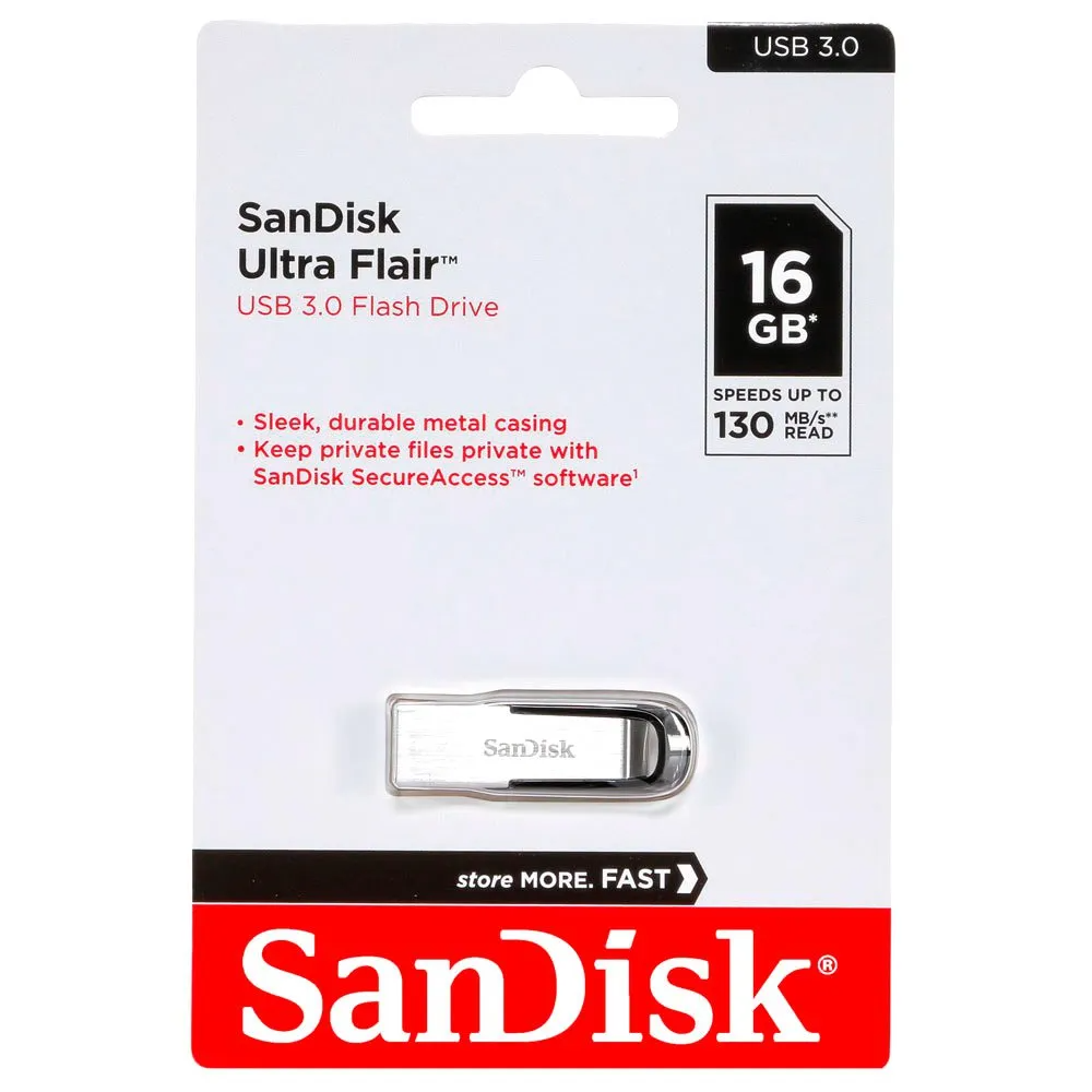 فلاش ميموري sandisk ultra flair سعه 16 جيجا