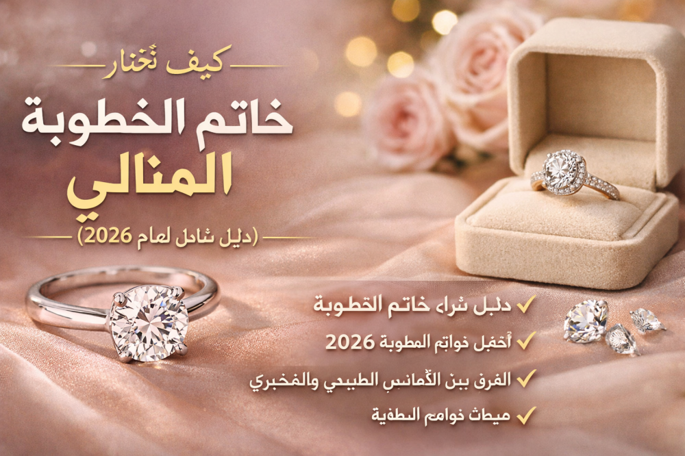 كيف تختار خاتم الخطوبة المثالي (دليل شامل لعام 2026)