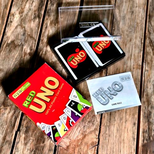 Red UNO Plastic