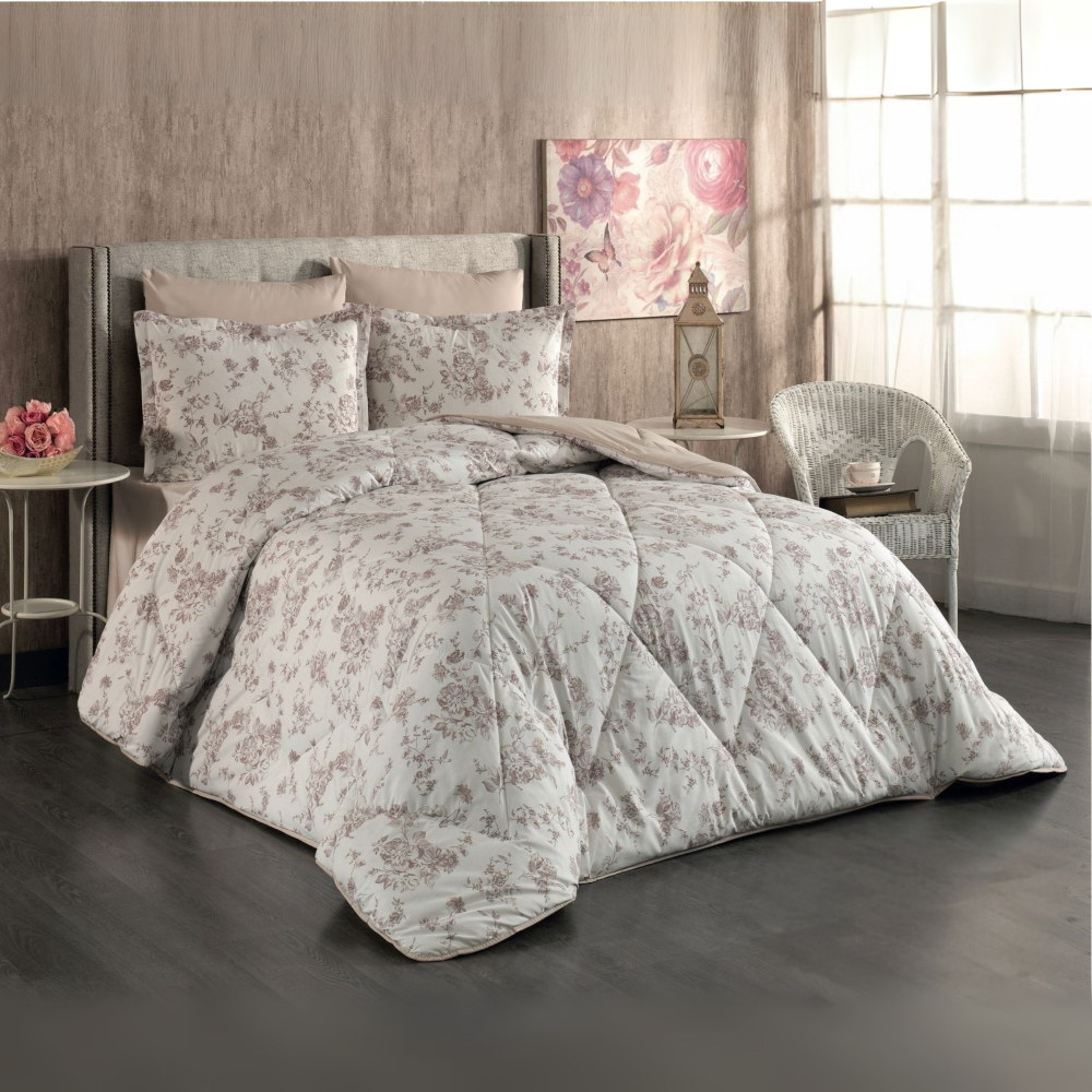 مفرش لورا - فاخر صيفي مزدوج - 6 قطع