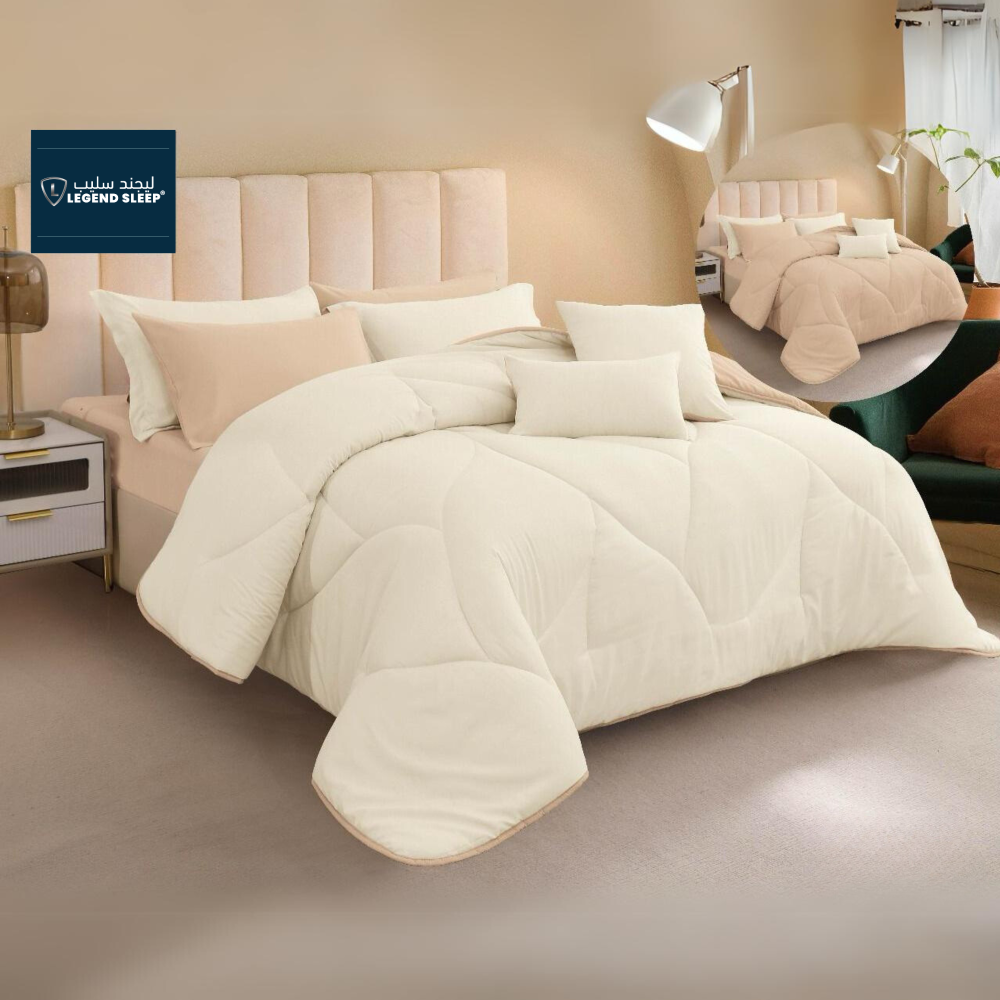 مفرش دارلا - فاخر صيفي مزدوج - 8 قطع