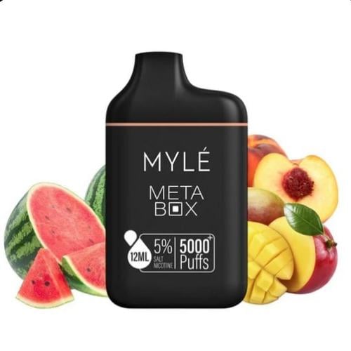 سحبة مايلي ميتا بوكس 5000 موش خوخ مانجو بطيخ - MYLE META BOX 5000