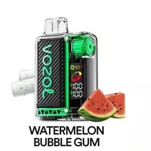 سحبة فوزول فيستا 20000 موشة بنكهة علكة بطيخ - Vozol Vista 20000 Puff Watermelon Bubble Gum 50mg Nicotine