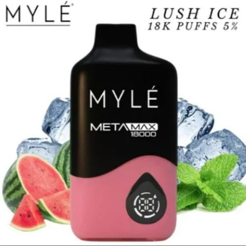 سحبة مايلي ميتا ماكس 18000 موشة لوش ايس - Myle Meta Max 18k Puff Lush Ice
