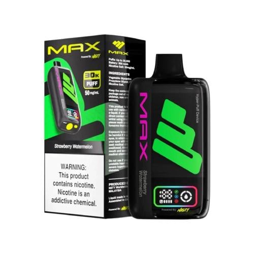 سحبة ناستي ماكس 30000 سحبة فراولة و بطيخ - Nasty Max 30000 Puffs Strawberry Watermelon
