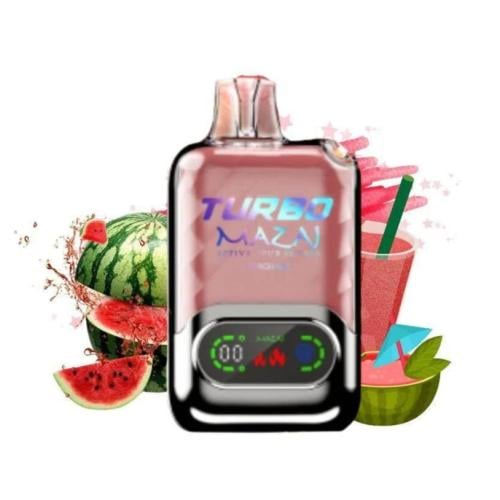 مزاج تيربو 15000 سحبة لوش ايس Mazaj Turbo 15000 Puffs Lush Ice