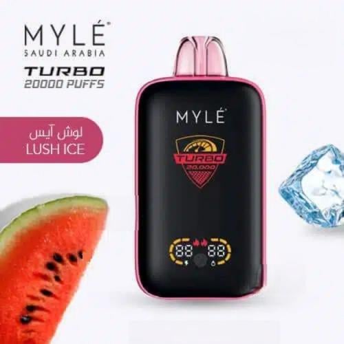 سحبة مايلي توربو 20000 لوش ايس - Myle Turbo 20k Puff Lush Ice