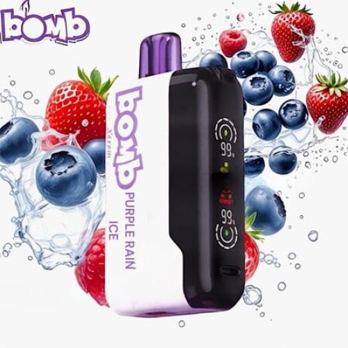 سحبة بومب اكستريم 20000 نكهة مكس فراولة توت ايس | Bomb Xtrem 20K Disposable Purple Rain Ice