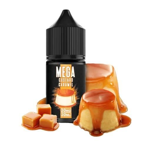نكهة ميقا كاسترد كراميل سولت نيكوتين - MEGA Custard Caramel Salt Nicotine