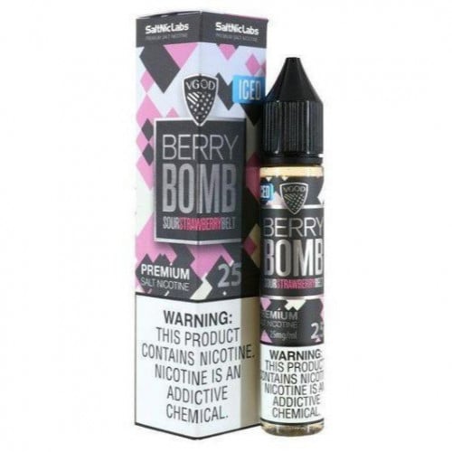 نكهة فيقود فراولة ايس سولت نيكوتين - VGOD Berry Bomb ICED - Salt Nicot