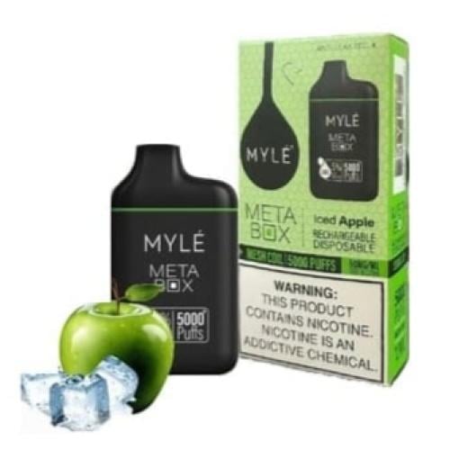 سحبة مايلي ميتا بوكس 5000 موش تفاح ايس - MYLE META BOX 5000 Iced Apple