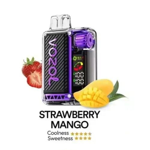 سحبة فوزول فيستا 20000 فراولة مانجو - Vozol Vista 20000 Puff Strawberry Mango 50mg