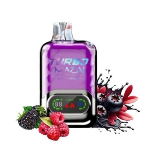 مزاج تيربو 15000 سحبة توت مكس  Mazaj Turbo 15000 Puffs Berry Raspberry