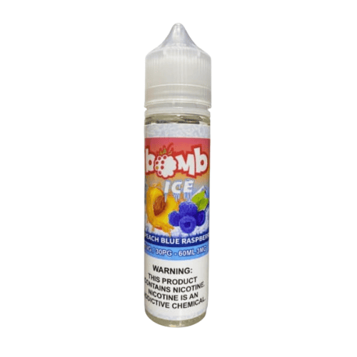 نكهة بومب خوخ توت ايس - BOMB ICE PEACH BLUE RASPBERRY - 60ML
