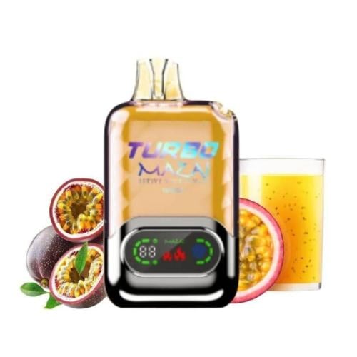 مزاج تيربو 15000 سحبة باشن فروت Mazaj Turbo 15000 Puffs Passion Fruit