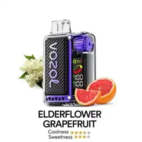 سحبة فوزول فيستا 20000 بنكهة جريب فروت - Vozol Vista 20000 Puff Grapefruit 50mg Nicotine