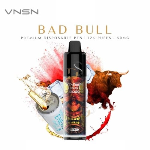 سحبة فنسن 12000 مشروب الطاقة VNSN 12K SPARK BAD BULL - فيب السعودية